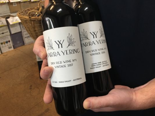 Yarra Yering Dry Red Wine no1 vintage 2017