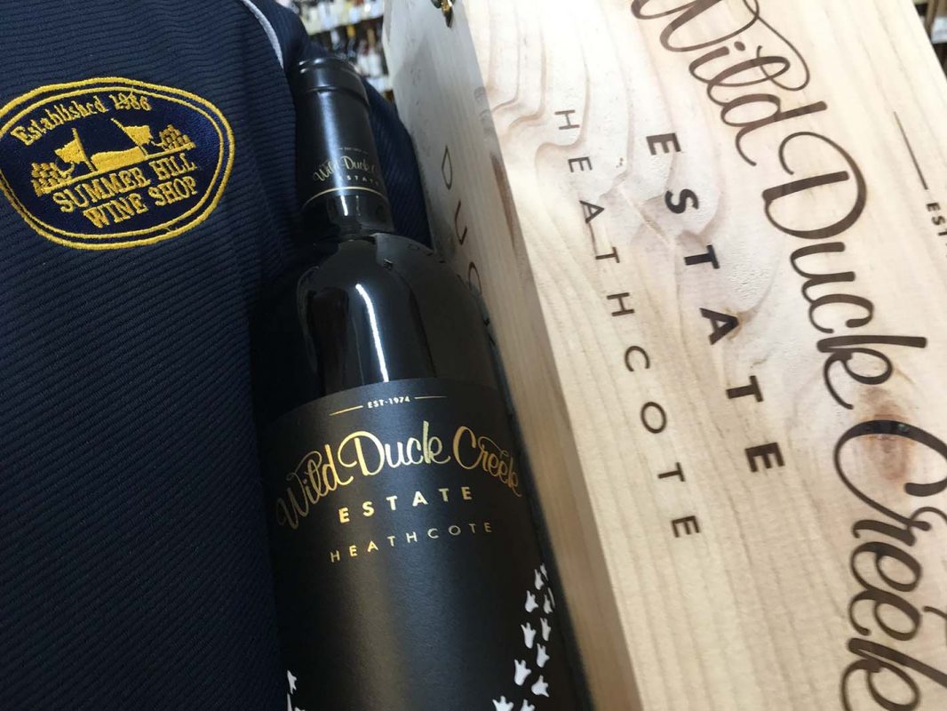 Heathcote’s Wild Duck Creek Estate Red Wine is Flying High. Get Your Bottles Delivered: Springflat, Muck Shiraz (2017), or Yellow Hammer Hill