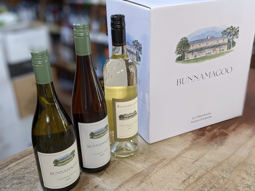 Bunnamagoo Estate Wines, Chardonnay 2021, Pinot Gris 2021 and Semilon Sauvignon Blanc 2021
